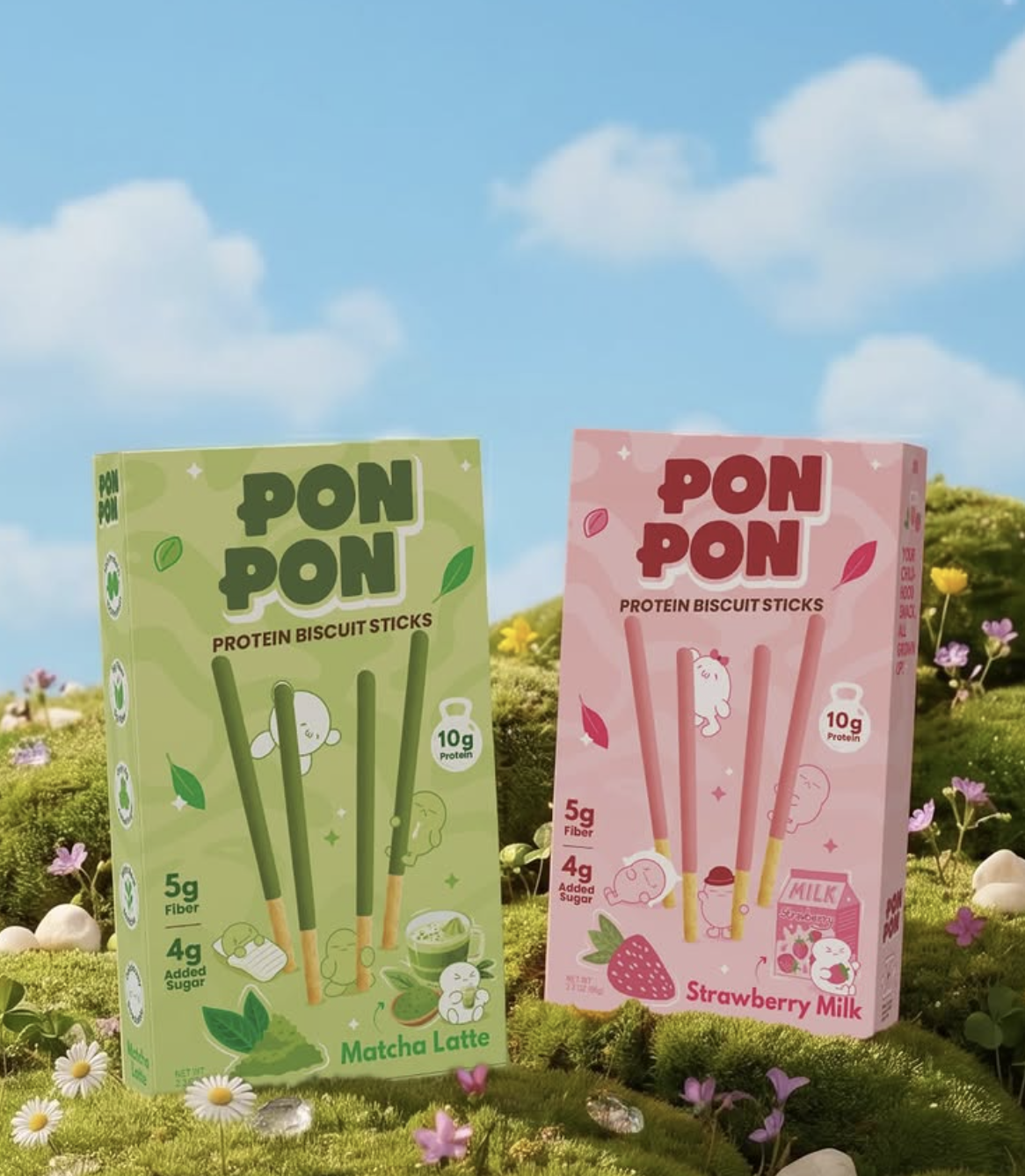 Pon Pon Snacks is making protein biscuit sticks for people who love Pocky and Pepero